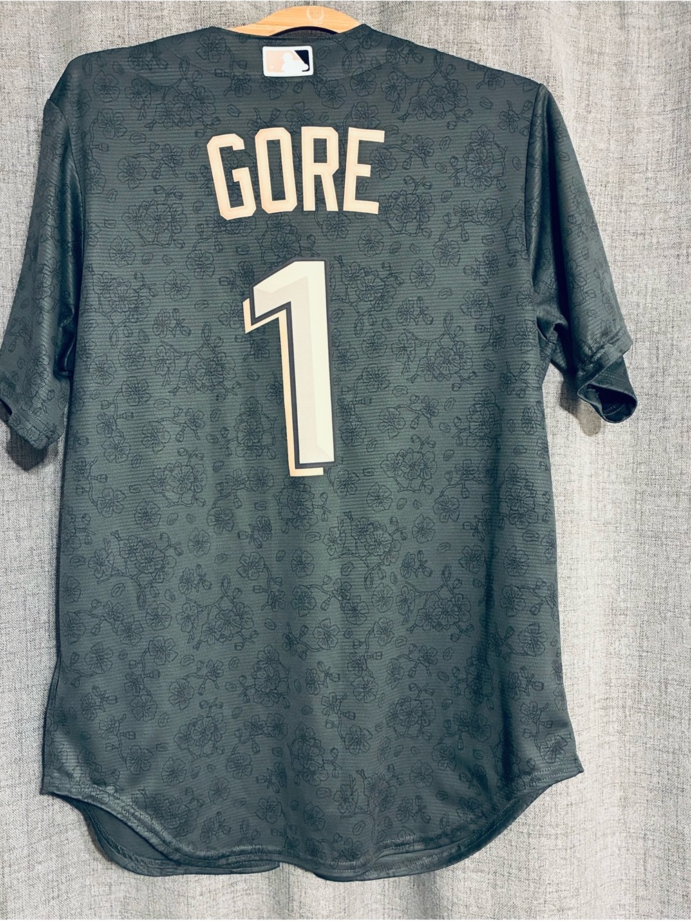 Like New RARE 2023 Mackenzie Gore #1 Washington Nationals Cherry Blossom Jersey - Picture 2 of 5